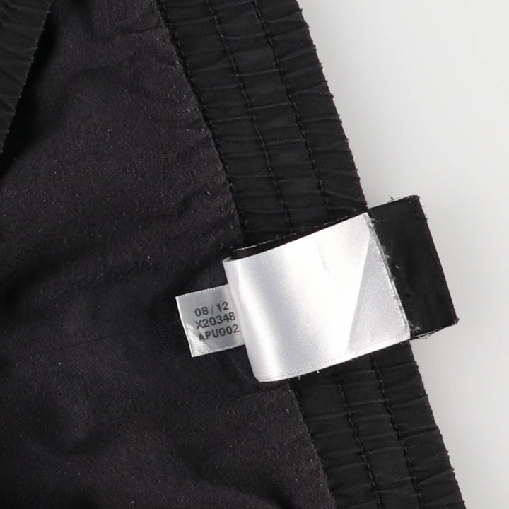Adidas warm-up pants, nylon pants, crinkle pants, women's size S polyester black type Vintage Second Hand