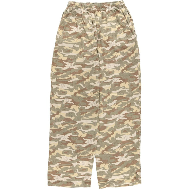 Harley-Davidson Camouflage Pattern Sweatpants, Women's Size Small cotton Khaki type Vintage Second Hand