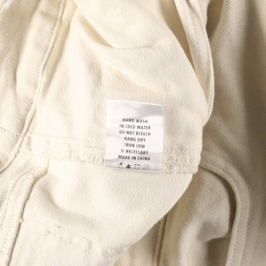 KLESIS Cargo Pants, Women's Size M cotton ivory Vintage Second Hand