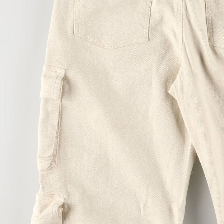 KLESIS Cargo Pants, Women's Size M cotton ivory Vintage Second Hand