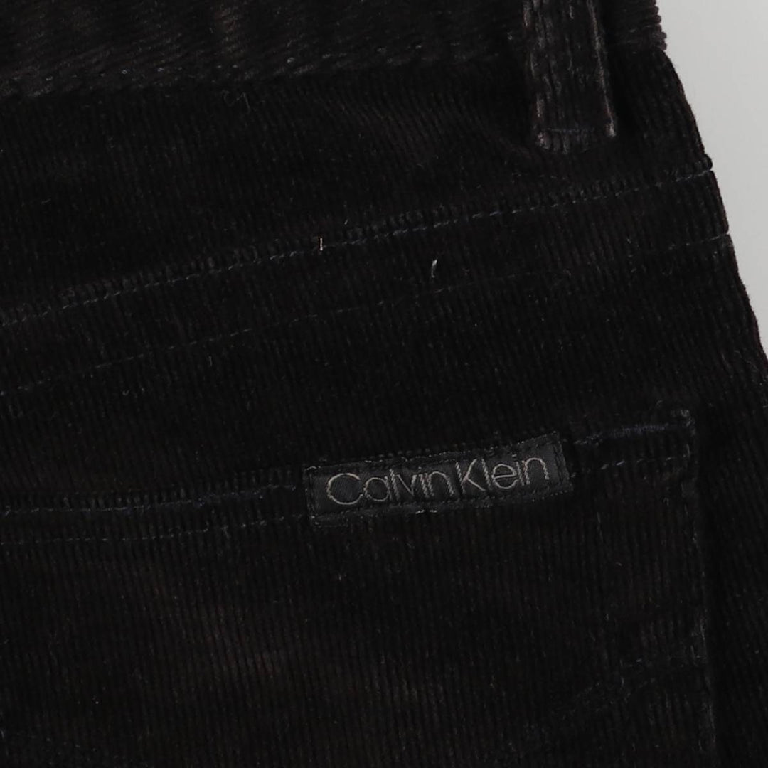 Calvin Klein Jeans Bootcut Corduroy Pants, Women's Size L (W30) cotton black type Vintage Second Hand
