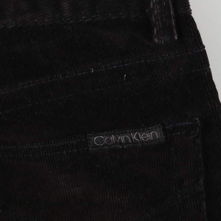 Calvin Klein Jeans Bootcut Corduroy Pants, Women's Size L (W30) cotton black type Vintage Second Hand
