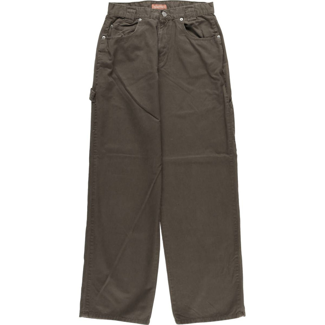 PALMETTOS Painter Pants, Women's L (W27) cotton brown type Vintage Second Hand