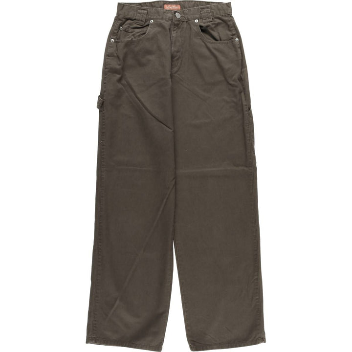 PALMETTOS Painter Pants, Women's L (W27) cotton brown type Vintage Second Hand