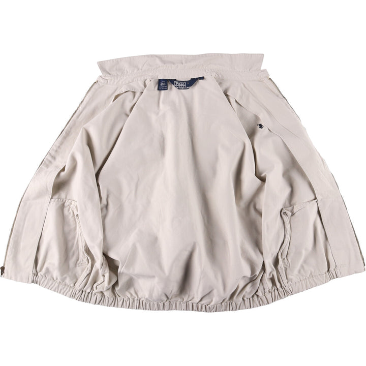 Ralph Lauren POLO by Ralph Lauren Swing Top Sports Jacket Men's L size cotton ivory Vintage Second Hand