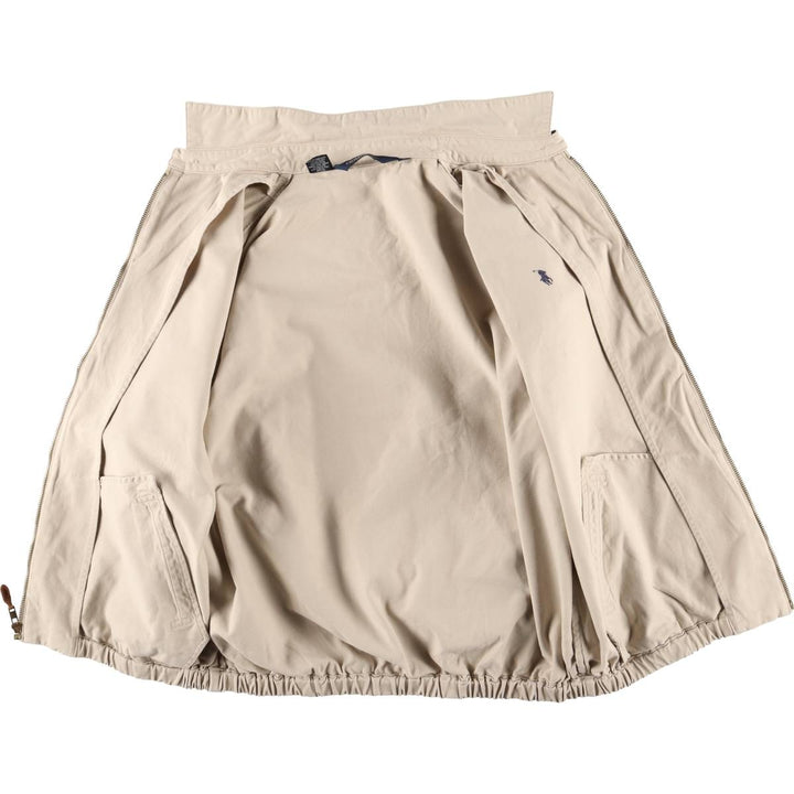 90'S Polo by Ralph Lauren swing top sports jacket, made in the USA, men's size L, vintage cotton Beige type Vintage Second Hand