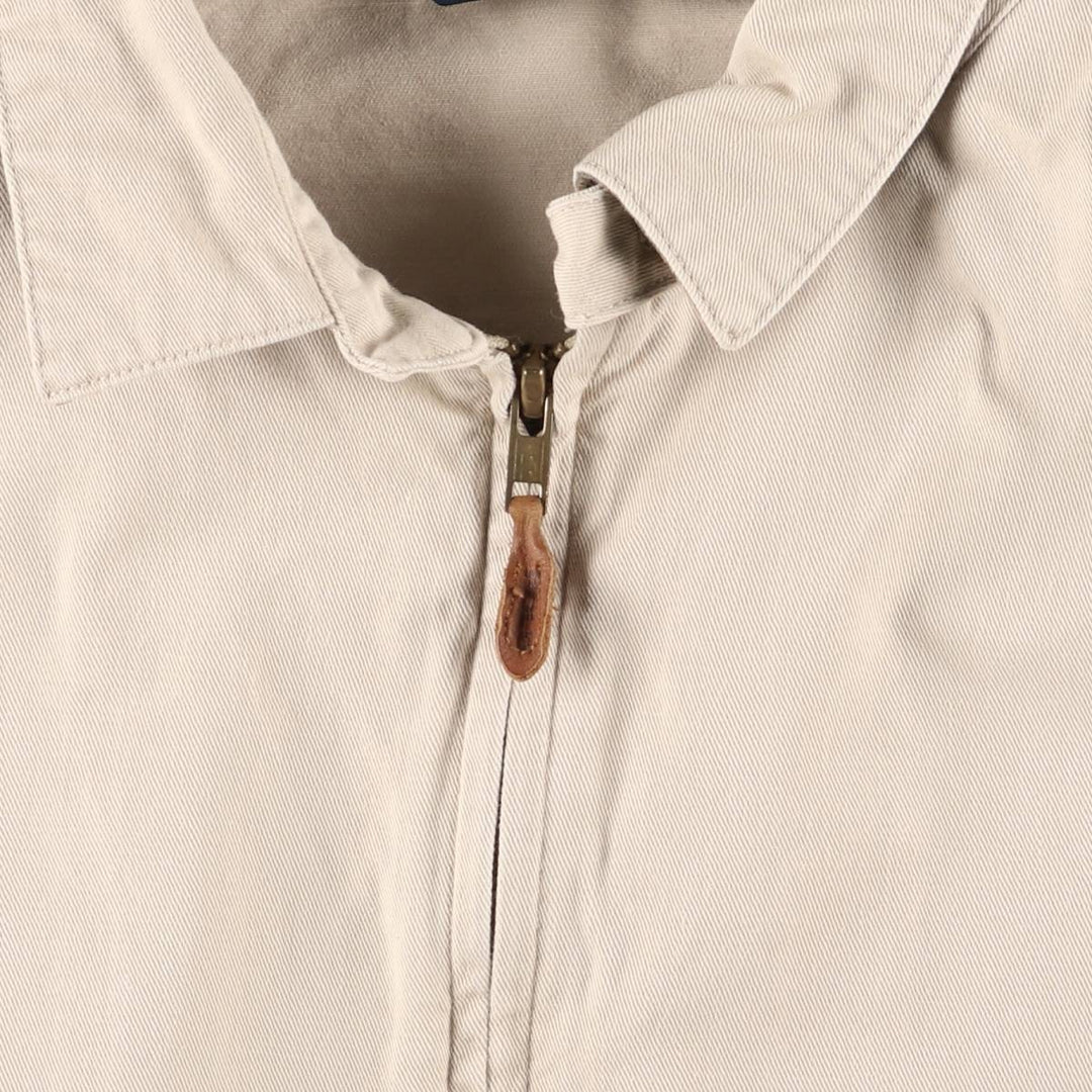 90'S Polo by Ralph Lauren swing top sports jacket, made in the USA, men's size L, vintage cotton Beige type Vintage Second Hand