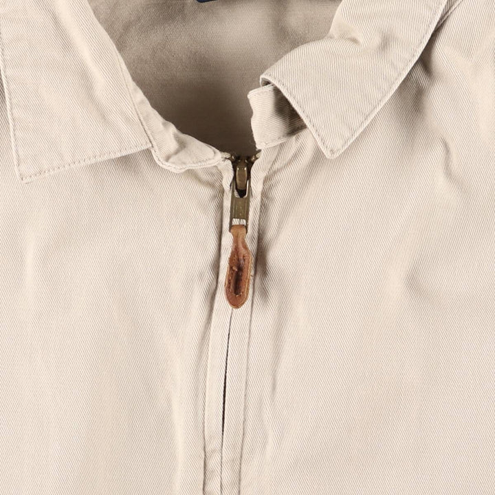 90'S Polo by Ralph Lauren swing top sports jacket, made in the USA, men's size L, vintage cotton Beige type Vintage Second Hand