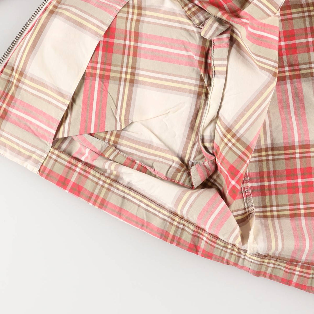 Ralph Lauren POLO by Ralph Lauren Check Pattern Swing Top Sports Jacket, Men's XL cotton Beige type Vintage Second Hand