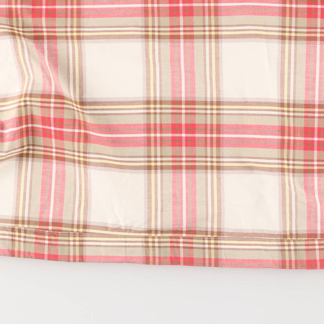 Ralph Lauren POLO by Ralph Lauren Check Pattern Swing Top Sports Jacket, Men's XL cotton Beige type Vintage Second Hand