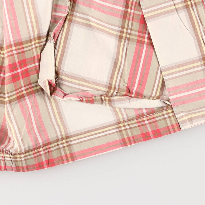 Ralph Lauren POLO by Ralph Lauren Check Pattern Swing Top Sports Jacket, Men's XL cotton Beige type Vintage Second Hand