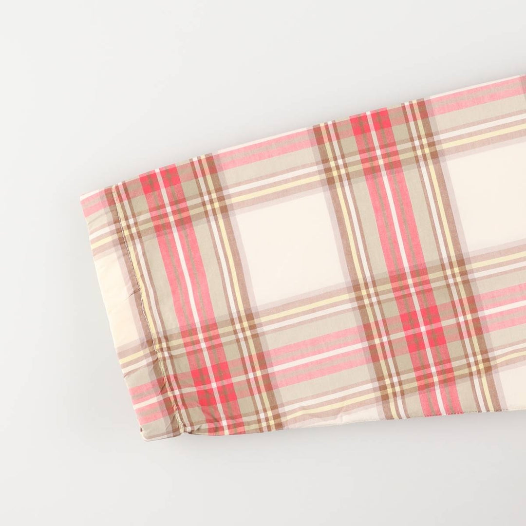 Ralph Lauren POLO by Ralph Lauren Check Pattern Swing Top Sports Jacket, Men's XL cotton Beige type Vintage Second Hand