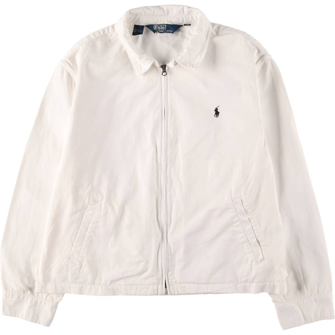 Ralph Lauren POLO by Ralph Lauren Swing Top Sports Jacket Men's XXL cotton white type Vintage Second Hand