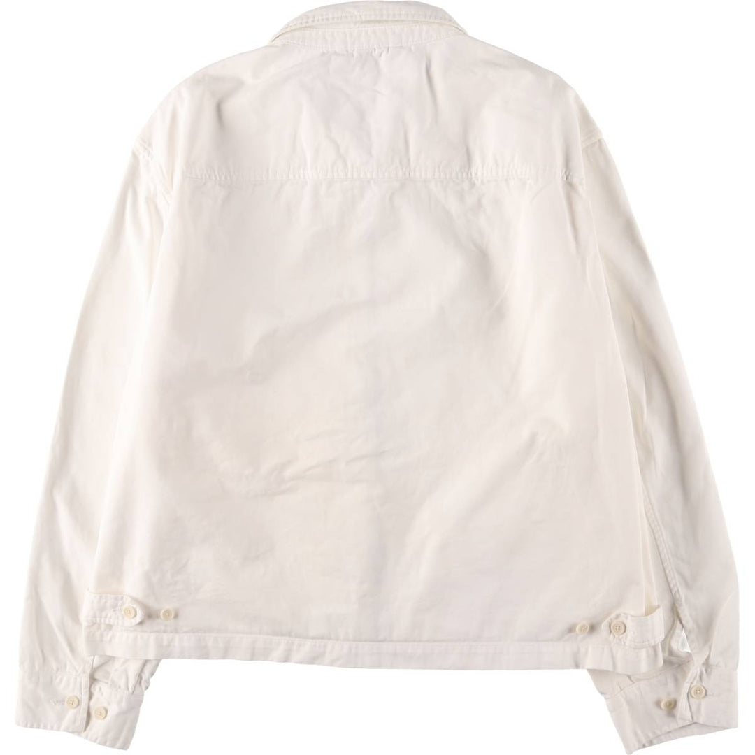 Ralph Lauren POLO by Ralph Lauren Swing Top Sports Jacket Men's XXL cotton white type Vintage Second Hand