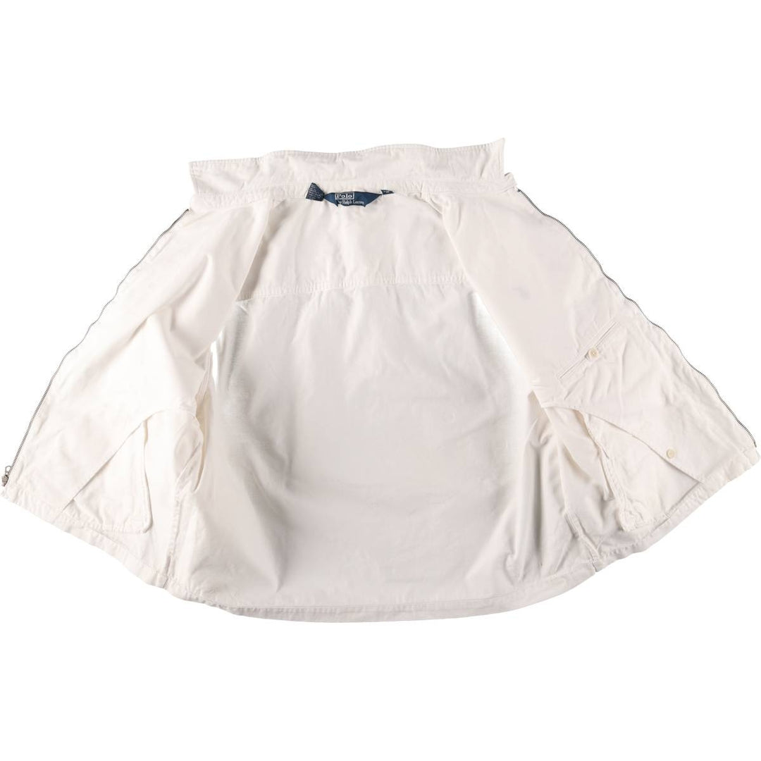 Ralph Lauren POLO by Ralph Lauren Swing Top Sports Jacket Men's XXL cotton white type Vintage Second Hand