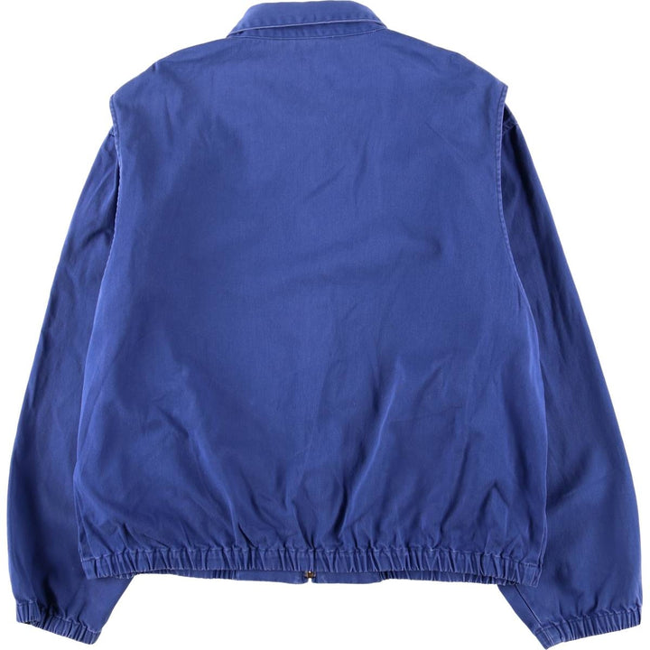 90'S Polo by Ralph Lauren swing top sports jacket, made in the USA, men's XL size, vintage cotton blue type Vintage Second Hand