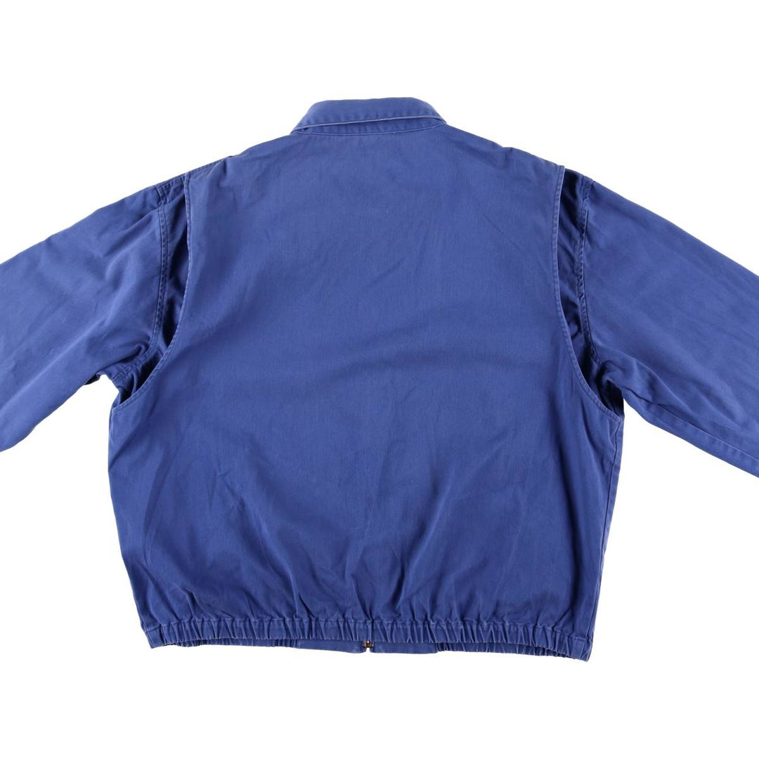 90'S Polo by Ralph Lauren swing top sports jacket, made in the USA, men's XL size, vintage cotton blue type Vintage Second Hand
