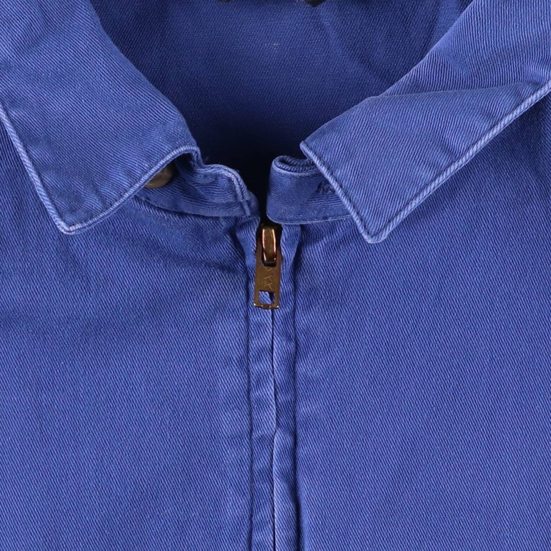 90'S Polo by Ralph Lauren swing top sports jacket, made in the USA, men's XL size, vintage cotton blue type Vintage Second Hand