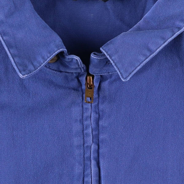 90'S Polo by Ralph Lauren swing top sports jacket, made in the USA, men's XL size, vintage cotton blue type Vintage Second Hand