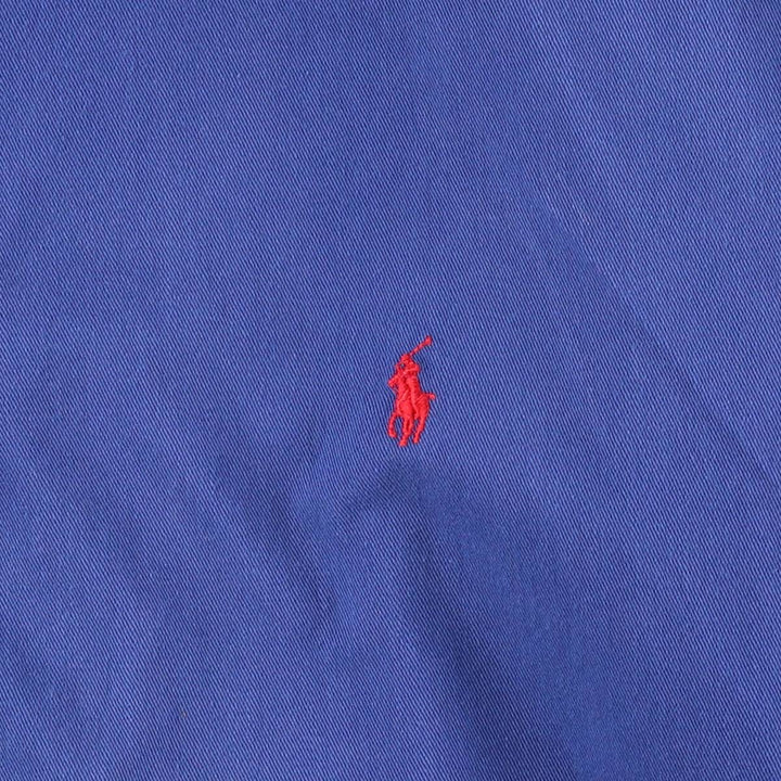 90'S Polo by Ralph Lauren swing top sports jacket, made in the USA, men's XL size, vintage cotton blue type Vintage Second Hand