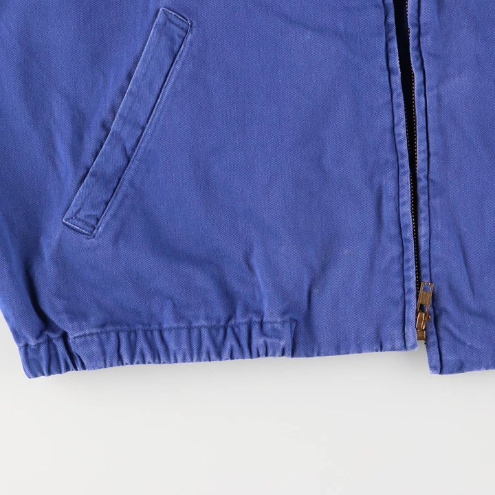 90'S Polo by Ralph Lauren swing top sports jacket, made in the USA, men's XL size, vintage cotton blue type Vintage Second Hand