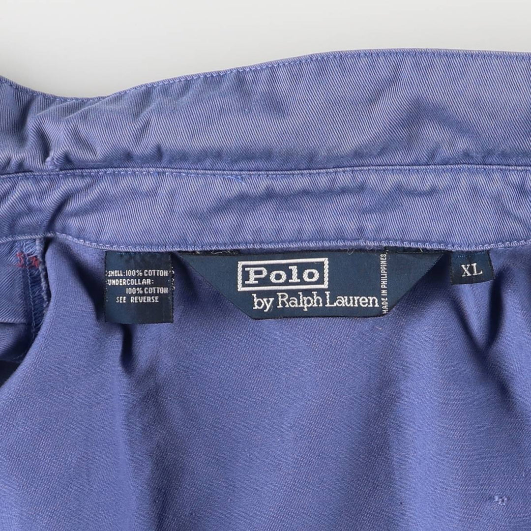 Ralph Lauren POLO by Ralph Lauren Swing Top Sports Jacket Men's XL cotton blue type Vintage Second Hand