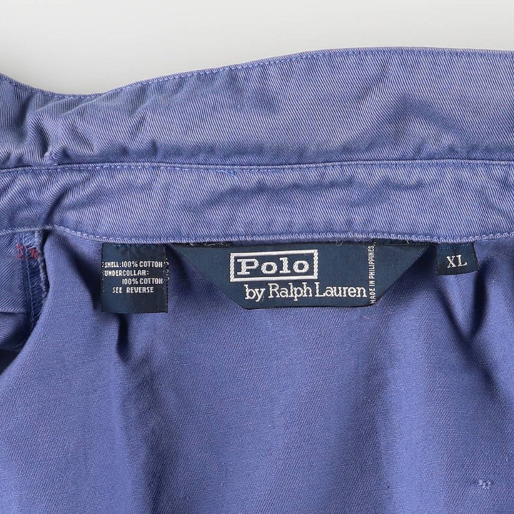 Ralph Lauren POLO by Ralph Lauren Swing Top Sports Jacket Men's XL cotton blue type Vintage Second Hand