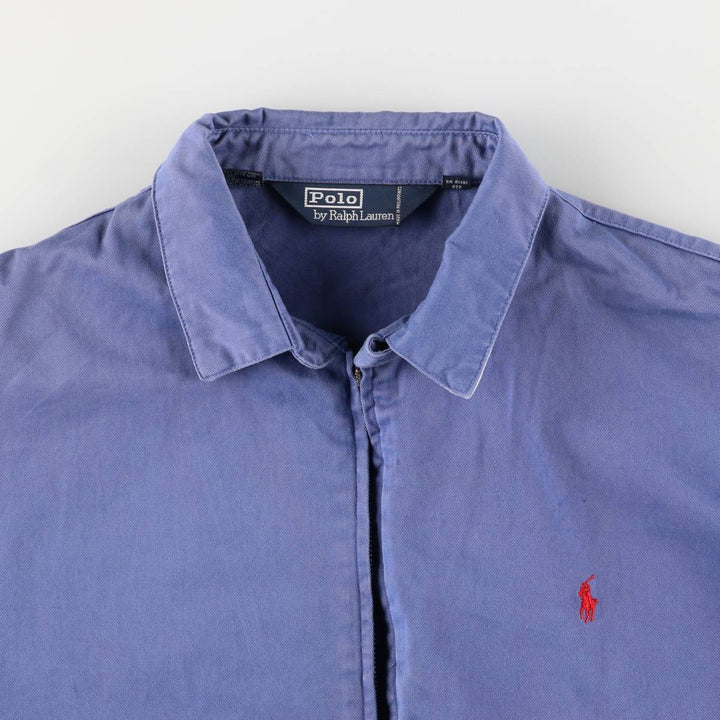 Ralph Lauren POLO by Ralph Lauren Swing Top Sports Jacket Men's XL cotton blue type Vintage Second Hand
