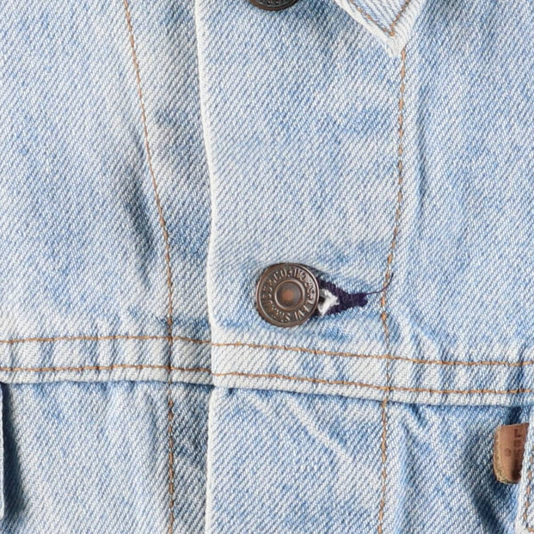 90'S Levi's 73549-0214 Denim Jacket, Made in USA, Men's XXL, Vintage cotton blue type Vintage Second Hand