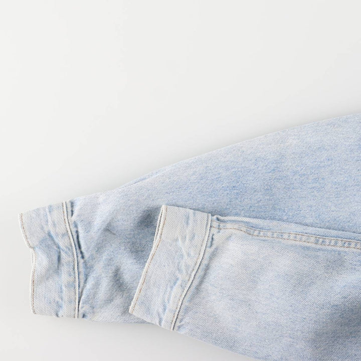 90'S Levi's 73549-0214 Denim Jacket, Made in USA, Men's XXL, Vintage cotton blue type Vintage Second Hand