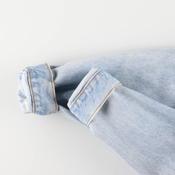 90'S Levi's 73549-0214 Denim Jacket, Made in USA, Men's XXL, Vintage cotton blue type Vintage Second Hand