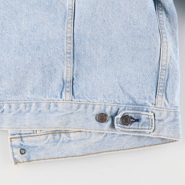 90'S Levi's 73549-0214 Denim Jacket, Made in USA, Men's XXL, Vintage cotton blue type Vintage Second Hand
