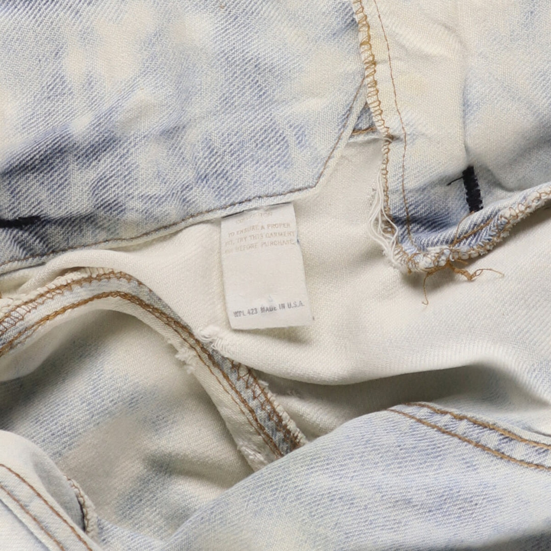 Vintage 1980'S Levi's 70506-0214 Custom Denim Jacket, Made in USA, Men's Size L unclear blue type Vintage Second Hand