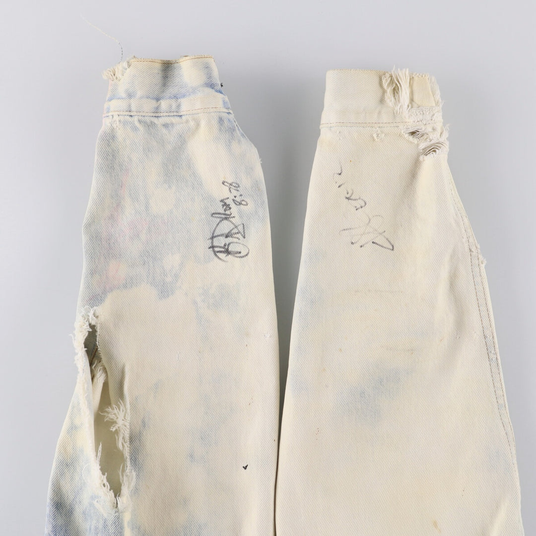 Vintage 1980'S Levi's 70506-0214 Custom Denim Jacket, Made in USA, Men's Size L unclear blue type Vintage Second Hand