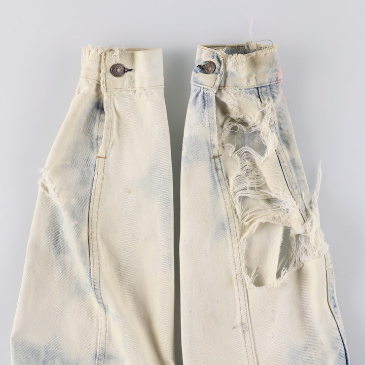 Vintage 1980'S Levi's 70506-0214 Custom Denim Jacket, Made in USA, Men's Size L unclear blue type Vintage Second Hand