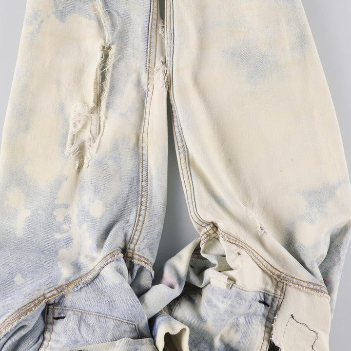 Vintage 1980'S Levi's 70506-0214 Custom Denim Jacket, Made in USA, Men's Size L unclear blue type Vintage Second Hand