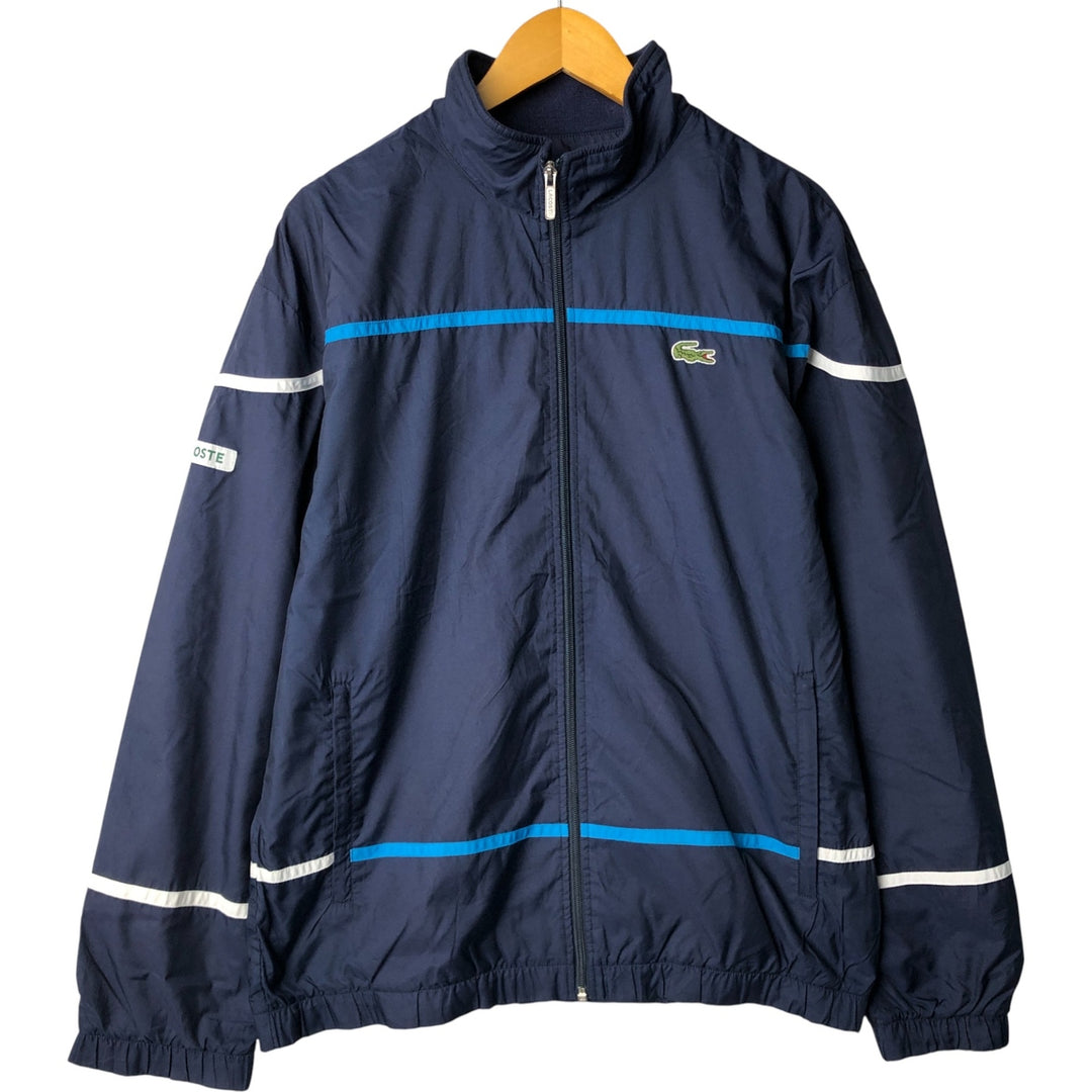 Lacoste Windbreaker 4 Men's Size M polyester navy blue type Vintage Second Hand
