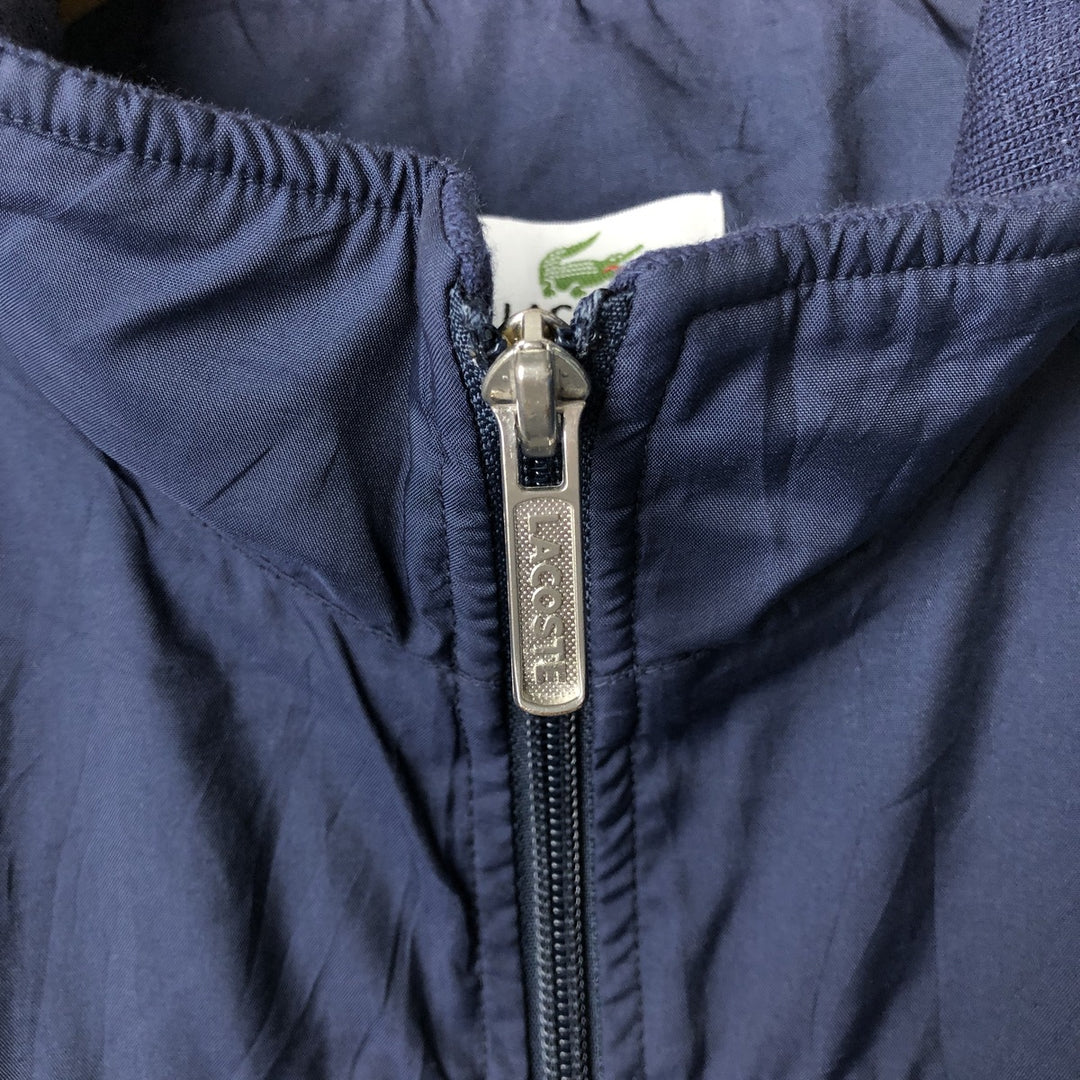 Lacoste Windbreaker 4 Men's Size M polyester navy blue type Vintage Second Hand