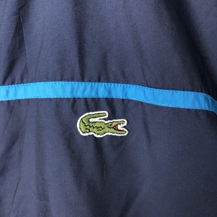 Lacoste Windbreaker 4 Men's Size M polyester navy blue type Vintage Second Hand