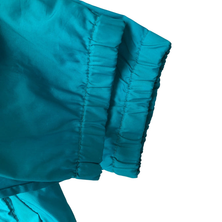 Vintage 80s-90'S Lands'End Anorak Parka, Men's Size L Nylon turquoise blue Vintage Second Hand