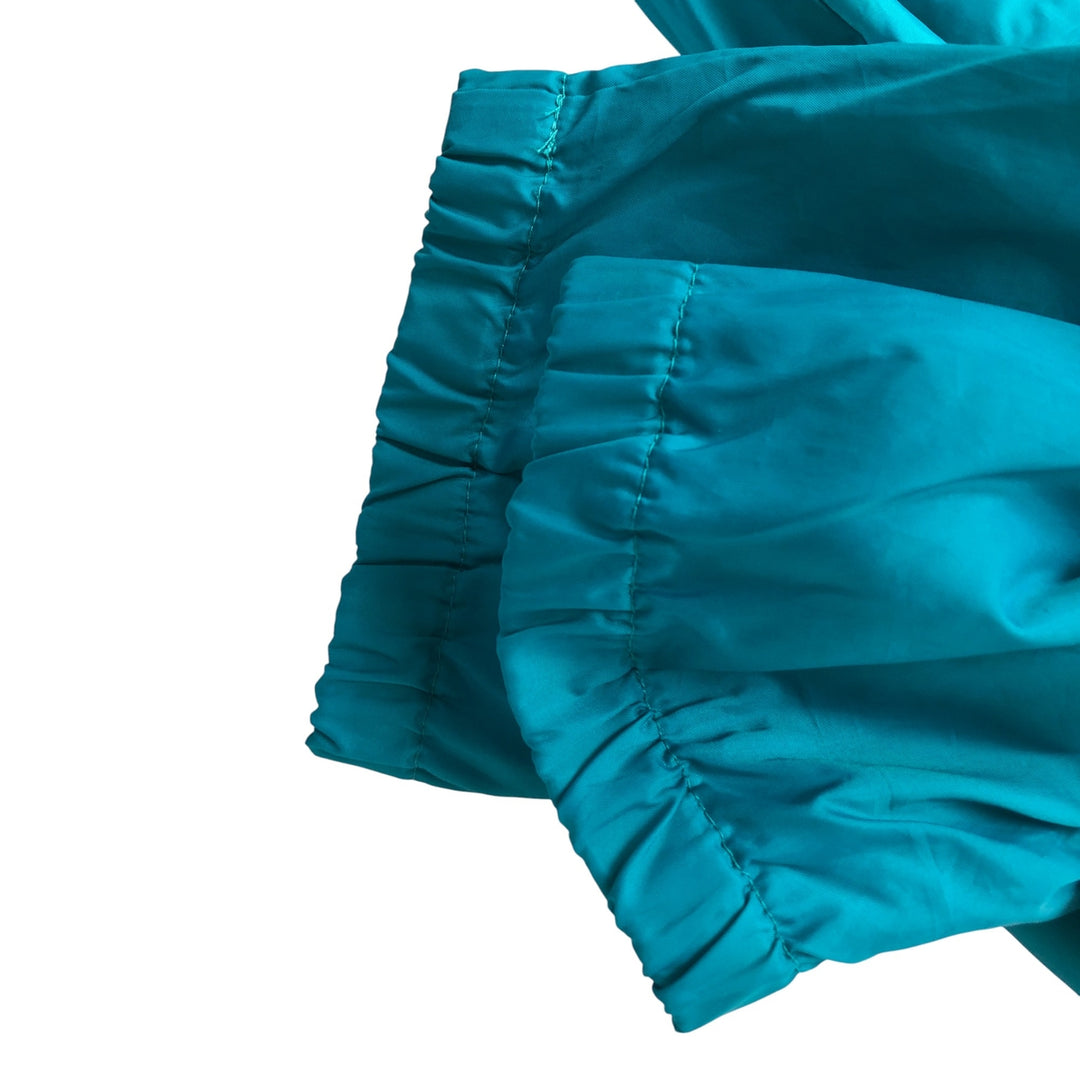 Vintage 80s-90'S Lands'End Anorak Parka, Men's Size L Nylon turquoise blue Vintage Second Hand