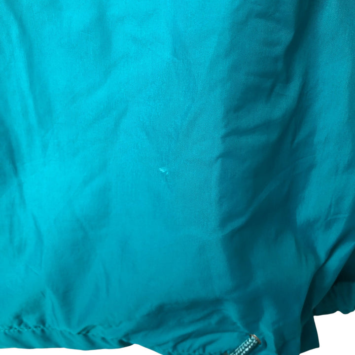 Vintage 80s-90'S Lands'End Anorak Parka, Men's Size L Nylon turquoise blue Vintage Second Hand