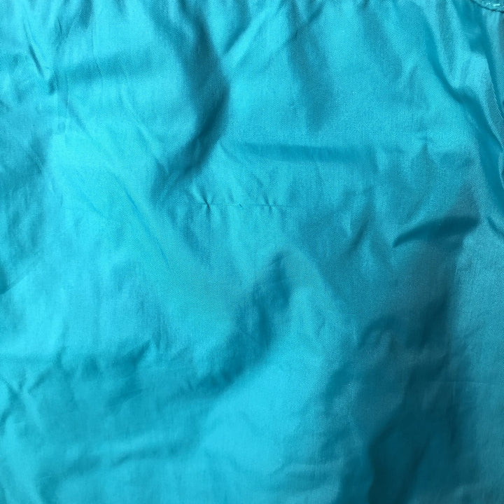 Vintage 80s-90'S Lands'End Anorak Parka, Men's Size L Nylon turquoise blue Vintage Second Hand