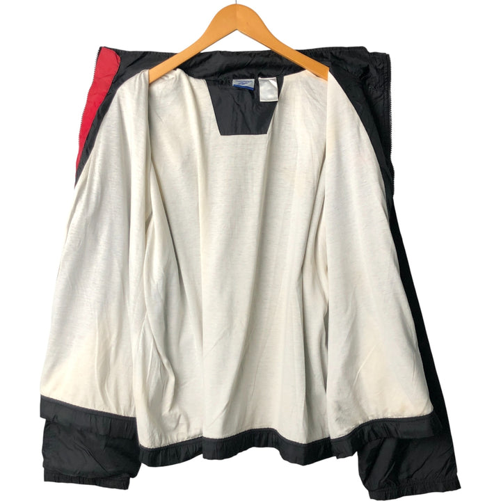 00s~ Reebok Windbreaker Men's XL size unclear black type Vintage Second Hand