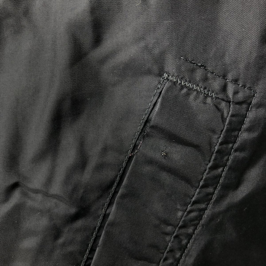 00s~ Reebok Windbreaker Men's XL size unclear black type Vintage Second Hand