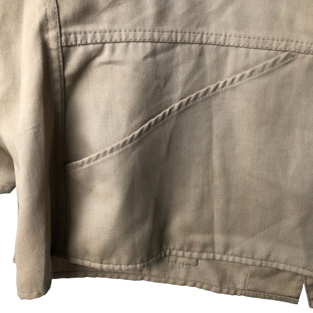 1980'S Bob Allen Shooting Jacket, Men's XL unclear Beige type Vintage Second Hand