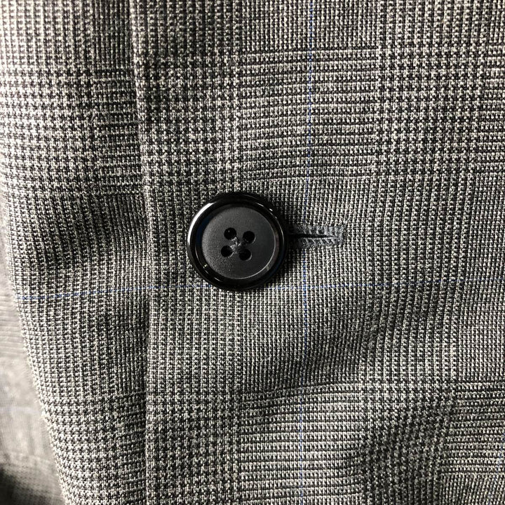 Hugo Boss Glen Check Houndstooth Pattern Tailored Jacket, Men's Size L unclear gray type Vintage Second Hand