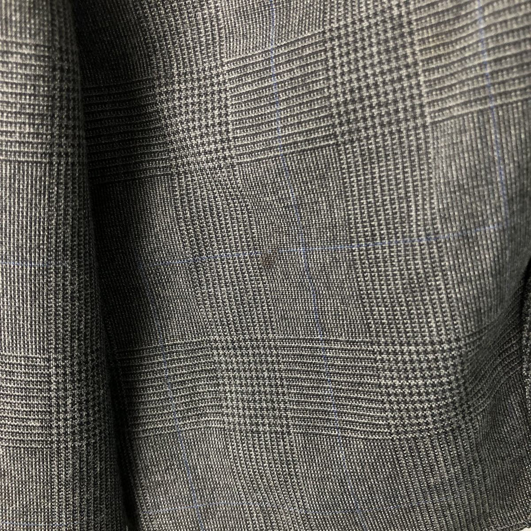 Hugo Boss Glen Check Houndstooth Pattern Tailored Jacket, Men's Size L unclear gray type Vintage Second Hand