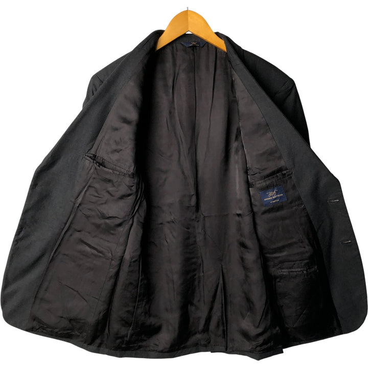 Brooks Brothers 346 Wool Tailored Jacket, Men's Size Medium wool Charcoal Vintage Second Hand