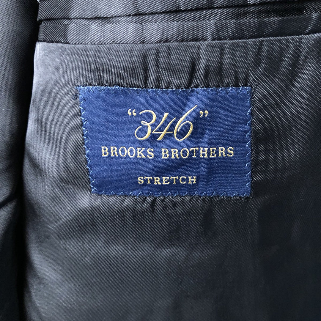Brooks Brothers 346 Wool Tailored Jacket, Men's Size Medium wool Charcoal Vintage Second Hand